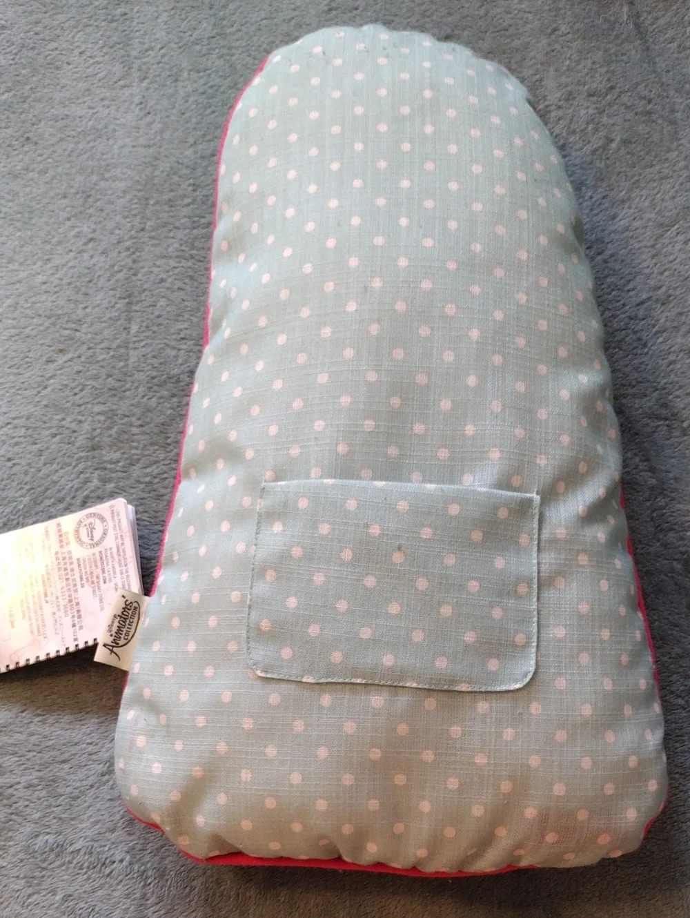 Disney Animators' Collection Mint Green Polka Dot with Pink Trim